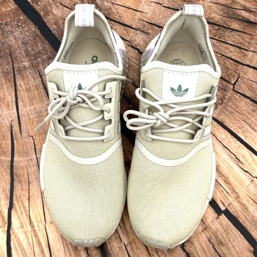 Adidas NMD_R1 Bliss GW5680 Sneakers Shoes Women's Size 9.5 Sparkle Beige NEW